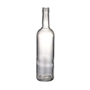 Factory <strong>Fancy</strong> Shaped Rum extra Super Flint Screw Cork Top Whiskey <strong>Gin</strong> 750ml Square Vodka Glass Bottle - Product Image 1