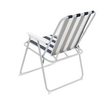 Haute qualité printemps pliant extérieur jardin en acier s'effondrant brésil chaise légère en métal Camping chaise de plage avec accoudoir