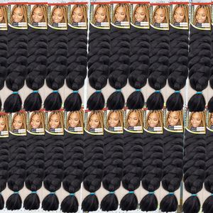 Accessoires à paillettes de marque privée, pièces synthétiques pour <span class=keywords><strong>tresses</strong></span> africaines en gros, extensions de cheveux ombrés jumbo pour personnes noires - Product Image 3