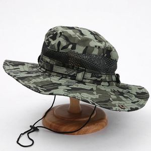 Outdoor Mountaineering Camping Fisherman <b>Hat</b> Cotton Wide Brim Camouflage Sun protection Bucket <b>Hat</b> - Product Image 6