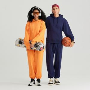 Unisex Plus Size <b>Hoodie</b> <b>Set</b> Customizable Plain Dyed <b>Sweatshirts</b> with Embroidered Logo Private Label OEM for Autumn - Product Image 4