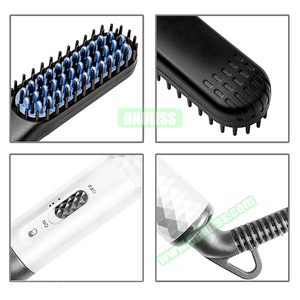 เครื่องหนีบผม ONULISS Hair+Straightener แบรนด์ส่วนตัว เครื่องหนีบเคราไฟฟ้า หวีหนีบเคราสำหรับผู้ชาย - Product Image 5
