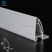Publicité extérieure Rectangle Lightbox Aluminium Seg Frame Billboard Wall Light Box Enseigne suspendue éclairée