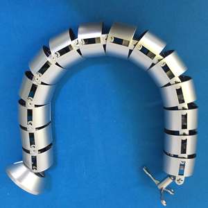 Scatola di Gestione Cavi Circolare per Scrivania Regolabile in Altezza, Organizzatore di Cavi Ovale Retrattile - Product Image 6