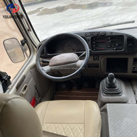 Vente en gros de minibus Coaster d'occasion 2024, durable, moteur diesel, conduite à gauche