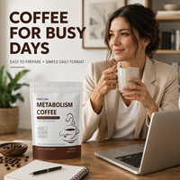 Café en poudre à marque privée pour le soutien énergétique et un mode de vie actif, haute solubilité, faible en gras, saveur intense pour la gestion du bien-être