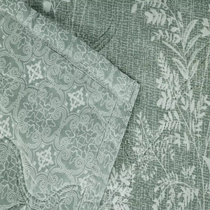 Couette simple ultra douce 220 GSM légère, respirante et confortable, couette AC parfaite pour toutes les saisons, literie vert forêt - Product Image 3