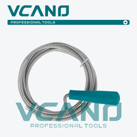 VCANO 15M OEM Outil de nettoyage de canalisations en acier à ressort en plastique écologique pour usage industriel et bricolage, spirale de dragage d'égouts 1
