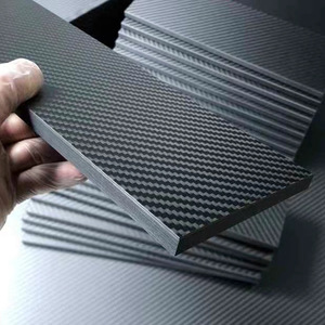 Feuille de fibre de carbone Yuexuan New Materials 3K tissée, légère, pour usage industriel, résistante à la corrosion et aux hautes températures - Product Image 1