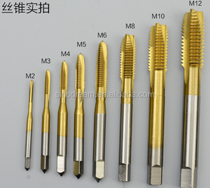 <span class=keywords><strong>Taraud</strong></span> à main en carbure HSS filetage métrique robinet à flûte droite robinet pointu en spirale - Product Image 4