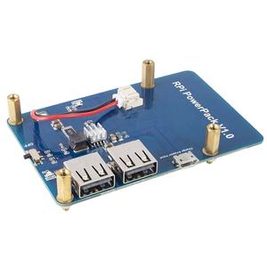 Raspberry <span class=keywords><strong>Pi</strong></span> 3 Lithium-Akku-Netzteil-Erweiterungs karte Dual-USB-Ladegerät für mobiles Netzteil 5V 1A - Product Image 3