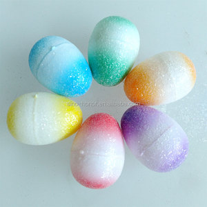 Œuf <span class=keywords><strong>de</strong></span> Pâques géant en plastique, imprimé en typographie, style rétro coloré, promotionnel, pas cher, pour chocolat - Product Image 6