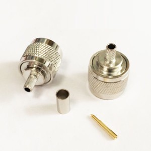 ขั้วต่อโคแอกเชียล RF แบบ N-J-3 N ตัวผู้ สำหรับสายสื่อสาร RG58/LMR195/RG400 50 โอห์ม - Product Image 1