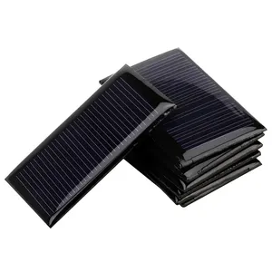 Mini Panel Solar DIY con carga de luz LED USB portátil, barato, 0,1-20W, módulo de Panel Solar epoxi, celdas pequeñas de sistema Solar para coche