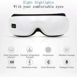 เครื่องนวดตา Fyh สีขาว 1000Mh ถึง 1200Mh แบตเตอรี่แบบมีถุงลมร้อนสำหรับใช้งานทั่วไป - Product Image 5