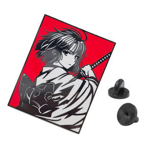 เข็มกลัดโลหะเคลือบเงาคุณภาพสูงขนาด6ซม. สำหรับแฟนๆของอะนิเมะสวนของคนบาป ryougi <span class=keywords><strong>shiki</strong></span> เป็นของขวัญ - Product Image 4