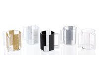 Tasse de lavage personnalisée en acrylique Judaica israélienne pour Shabbat, Pessa'h, Hanouka, Rosh Hashanah, Purim