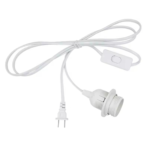 Hagood 1.8m cáp điện dẫn bóng đèn ổ cắm E27 mặt dây đèn chủ với euus cắm & 303 chuyển đổi vít phong cách hộ gia đình treo đèn - Product Image 4
