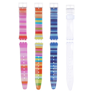 Correas de <span class=keywords><strong>Reloj</strong></span> de PVC de 16 mm, 17 mm y 19 mm, Correas de Muñeca para Relojes <span class=keywords><strong>Swatch</strong></span>, Accesorios para Relojes - Product Image 6