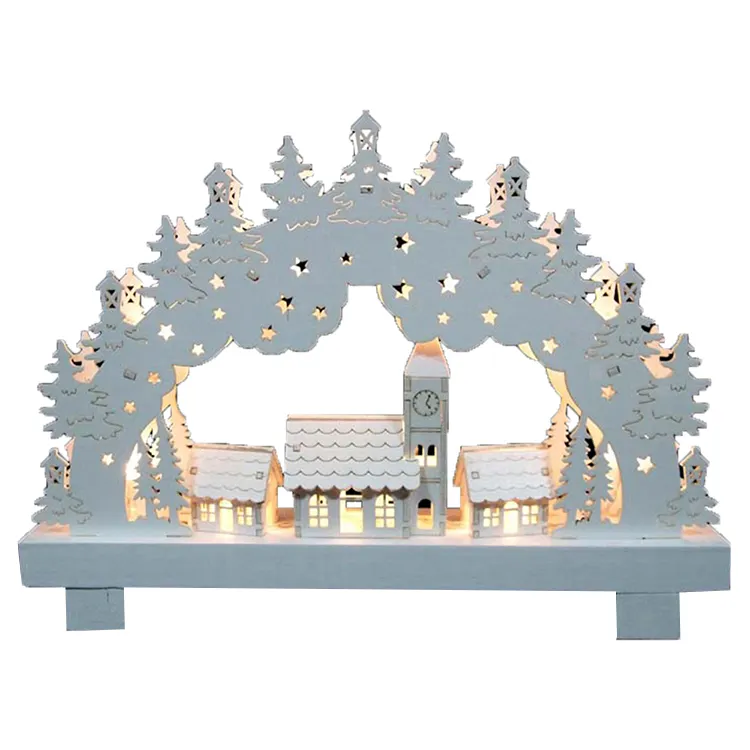 Pretty Holy Religious Wooden Temple Vintage Home Decoration Arabic Artificial Creative Decorations Personalized Supplies