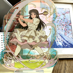 Support en acrylique 2D à bords lisses, personnalisé avec votre image pour les amateurs d'anime - Product Image 6