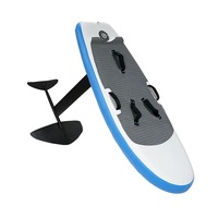 Planche de surf hydrofoil en fibre de carbone personnalisée sans moteur, équipement de sports nautiques OEM pour eaux offshore