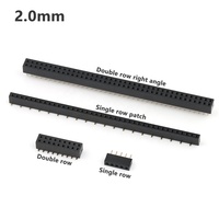 Conector Hembra de 2.0mm de Paso, de Una o Dos Filas, Tipo Pin Header