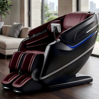 Silla de Masaje de Gravedad Cero YS-C63 5D de Diseño de Lujo, Masaje Corporal Completo con Riel SL, Calefacción, Eléctrica, Reclinable, Portátil, con Sonido HiFi