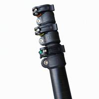 Mât d'antenne télescopique en fibre de carbone/fibre de verre de 15 m pour station de radio amateur avec verrouillage réglable