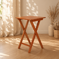 Tables consoles pliantes en bois massif pour l'entrée, le salon et l'extérieur, de haute qualité, directement du fabricant