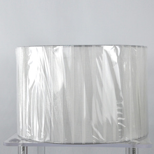 Fast Delivery Fashion DIY Home Decoration Silver Frame Fabric <strong>Lampshade</strong> - Product Image 2