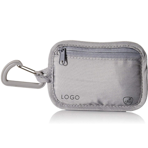 Travel Tote Mini Zip <b>Card</b> <b>Holder</b> Rfid Blocking Clip Stash Pouch Accessories Organizer Pouch Bag 2025 OEM Factory Customized - Product Image 1
