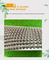 Nouveaux tapis en gazon artificiel pour poules pondeuses et poules reproductrices – Doublures de cage d'incubation – Vente en gros – Noir