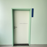 Porte en acier ignifuge, insonorisée et durable, porte en acier pour salle blanche GMP, porte en acier galvanisé pour bureau commercial, atelier