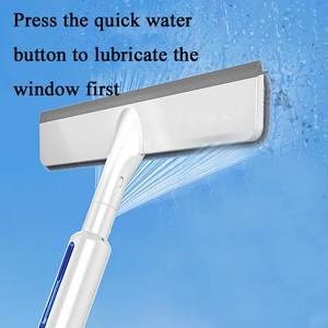 Essuie-glace extérieur de fenêtre de grande hauteur de ménage de nettoyant pour vitres rétractables avec <span class=keywords><strong>lave</strong></span>-éponge de pulvérisation - Product Image 4