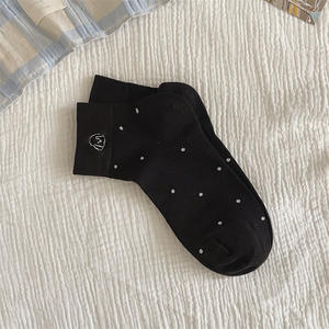 जापानी हाराजुकु महिला लड़कियों के लिए छोटे मोजे महिला कार्टून कुत्ते सफेद पीले पीले रंग के उपहार थोक - Product Image 6