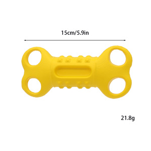 Çevre dostu EVA köpek oyuncak dayanıklı çiğnemek yüzük ve yavru için evcil hayvan topu yavru eğitim malzemeleri çekin - Product Image 6