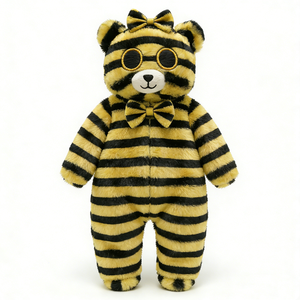Mono de tigre personalizado para bebé, disfraz de tigre, mono de animal para niños, mono de tigre de peluche, disfraz de Halloween para bebé - Product Image 6