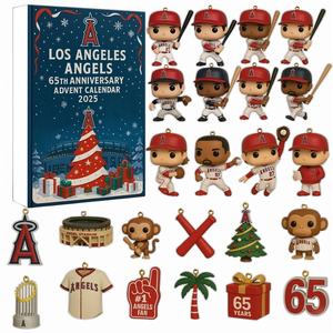 Équipe de Noël Boîte Aveugle Rugby Baseball Thème Pendentif Acrylique Écologique 24 <span class=keywords><strong>Calendrier</strong></span> Compte à Rebours - Product Image 6