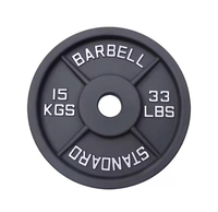 Plaques de haltères en fonte écologiques et durables, peinture cuite, design à quatre nervures, unisexe, sans emballage, pour fitness et musculation (vente en gros)