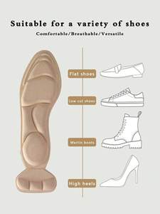 Lefu Cuir Haute Demi-Taille Pad Anti-Chute Talon Anti-Usure Pied Perlé Sneaker Artefacts Grand Changement Petite Taille Chaussures - Product Image 6