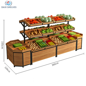 Estante Organizador de <span class=keywords><strong>Verduras</strong></span> <span class=keywords><strong>y</strong></span> <span class=keywords><strong>Frutas</strong></span> para Exhibición en <span class=keywords><strong>Mercado</strong></span>, Soporte de Exhibición de <span class=keywords><strong>Frutas</strong></span> <span class=keywords><strong>y</strong></span> <span class=keywords><strong>Verduras</strong></span> para Tienda de Comestibles - Product Image 1
