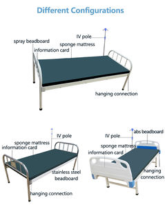 Lit d'hôpital plat de clinique médicale simple pour le traitement des patients à bas prix, isolation d'hôpital modulaire - Product Image 3