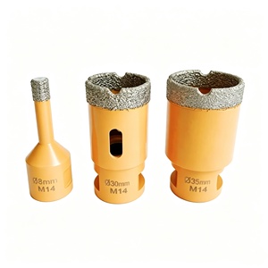 Vakuumgelöteter Diamant-Kernbohrer JL-BDD005 M14 5/8''11 5-150mm Körnung # 30/40 Großhandel für Fliesen-, Marmor-, Granit- und Steinbohrer - Product Image 4