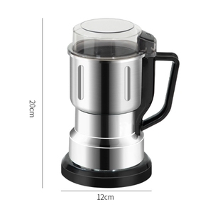 Moulin à <span class=keywords><strong>café</strong></span> électrique à 8 lames en acier inoxydable, capacité de 500 g, broyage rapide pour grains, céréales, herbes - Cuisine moderne et compacte - Product Image 5