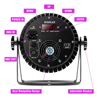 Éclairage de Scène LED DMX 200W RGB+UV à Mélange Infini pour DJ, Disco, Boîte de Nuit, KTV, Soirée – Projecteur Par DMX