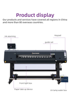 Graphking 1,8 m Roll to Roll Impresión digital Plotter Imprimir Uv Impresora de inyección de tinta Banner Máquina Eco Solvente Máquinas de vinilo