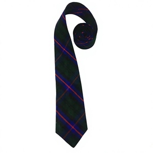 Corbatas de lana tartán, a menudo hechas en Escocia con materiales como lana 100% pura - Product Image 1