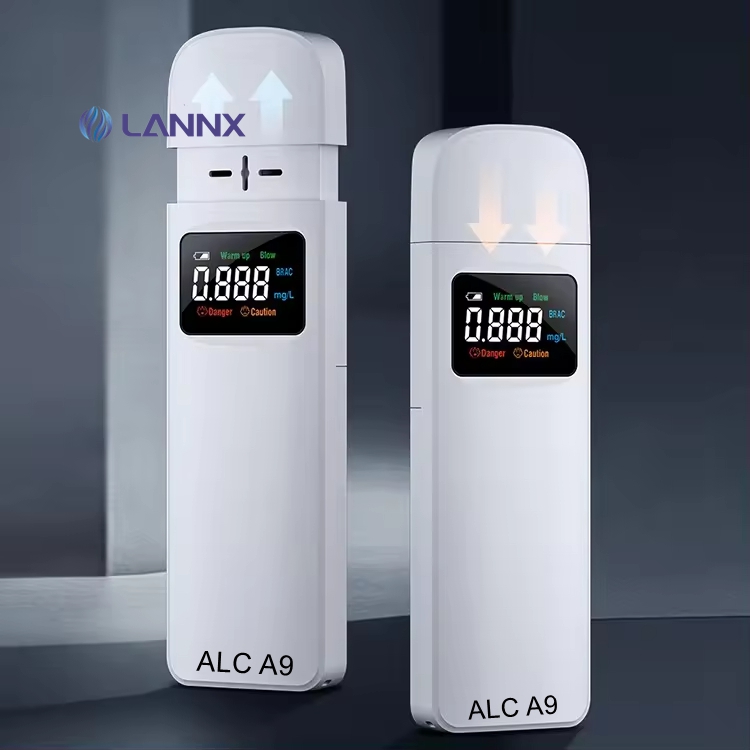 LANNX ALC A9 высокоточный бесконтактный алкотестер, цифровой перезаряжаемый автомобильный алкотестер, газоанализатор, алкотестер