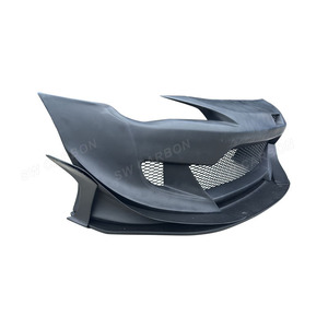 Pare-chocs avant Style SW pour <span class=keywords><strong>Toyota</strong></span> GT86 2013 - <span class=keywords><strong>2019</strong></span> pour Subaru BRZ mise à niveau Rocket Bunny Version 3.5 Kits de carrosserie larges extérieur de voiture - Product Image 2